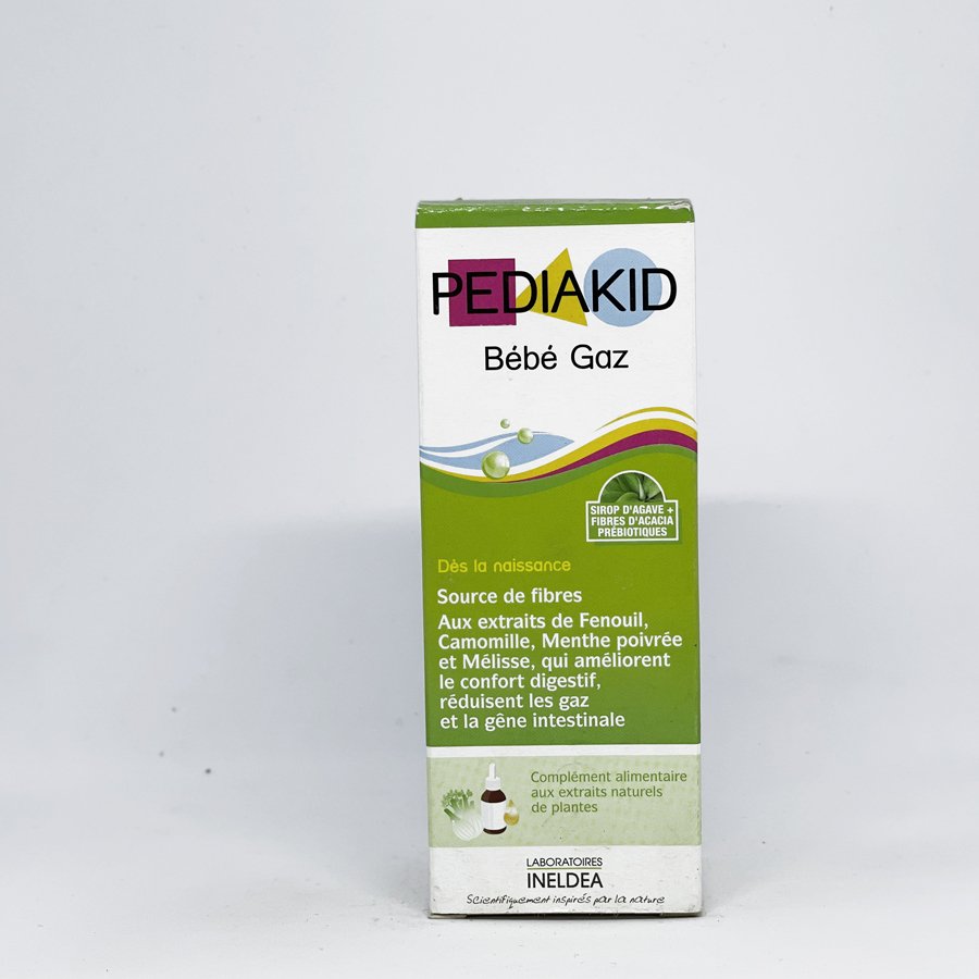 PEDIAKID - Bébé Gaz - Aux extraits de plantes & fibres - Aide à réduire les  gaz et à améliorer le confort digestif - Dès la naissance - Format sticks  de poudre